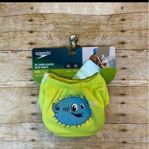 New Speedo swim diaper size small 6 months.15 to 18 1bs. Soft/absorbent/…